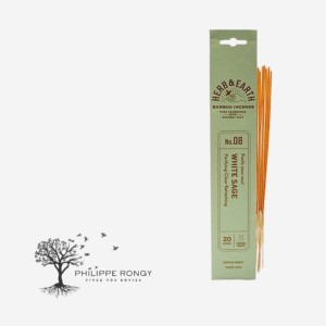 Encens en bambou Herb & Earth - Sauge blanche